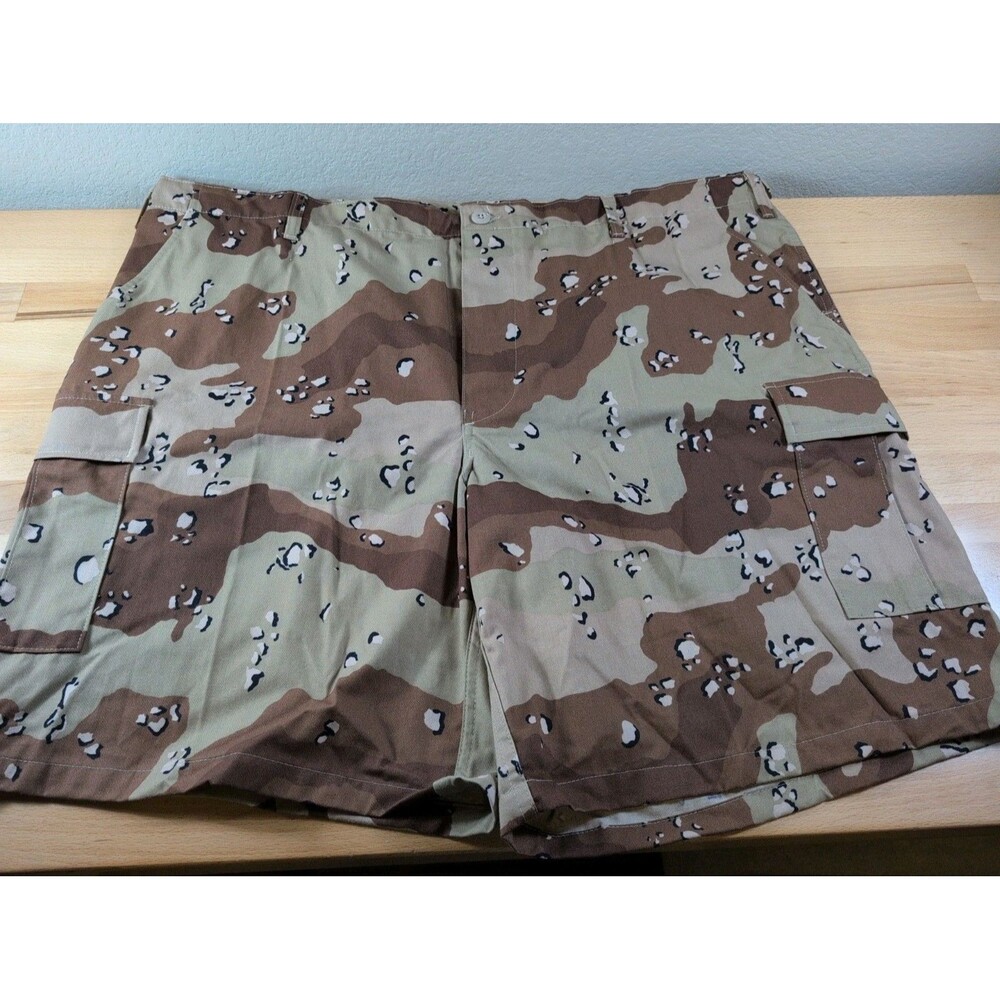 Desert Chocolate Chip Camo Shorts Mens 3XL (47-51 in) BDU Cargo Military
